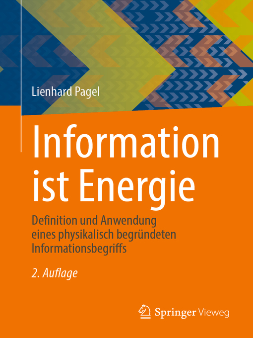 Title details for Information ist Energie by Lienhard Pagel - Available
